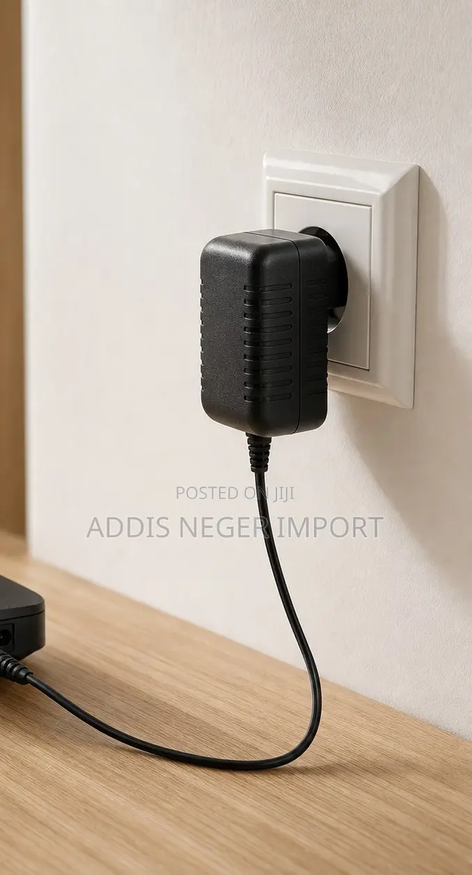 Generic European Plug AC/DC Power Adapter With Barrel Connector