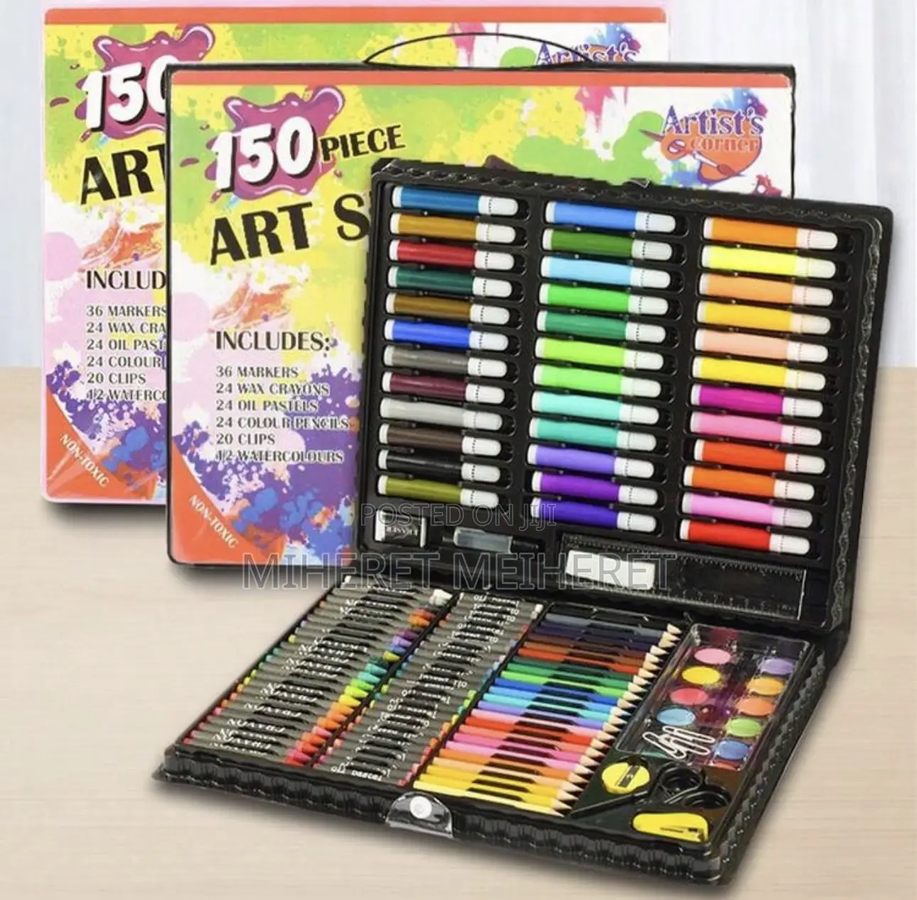 150pcs Children Painting Set, Art Supplies in Colorful Box, Painting,