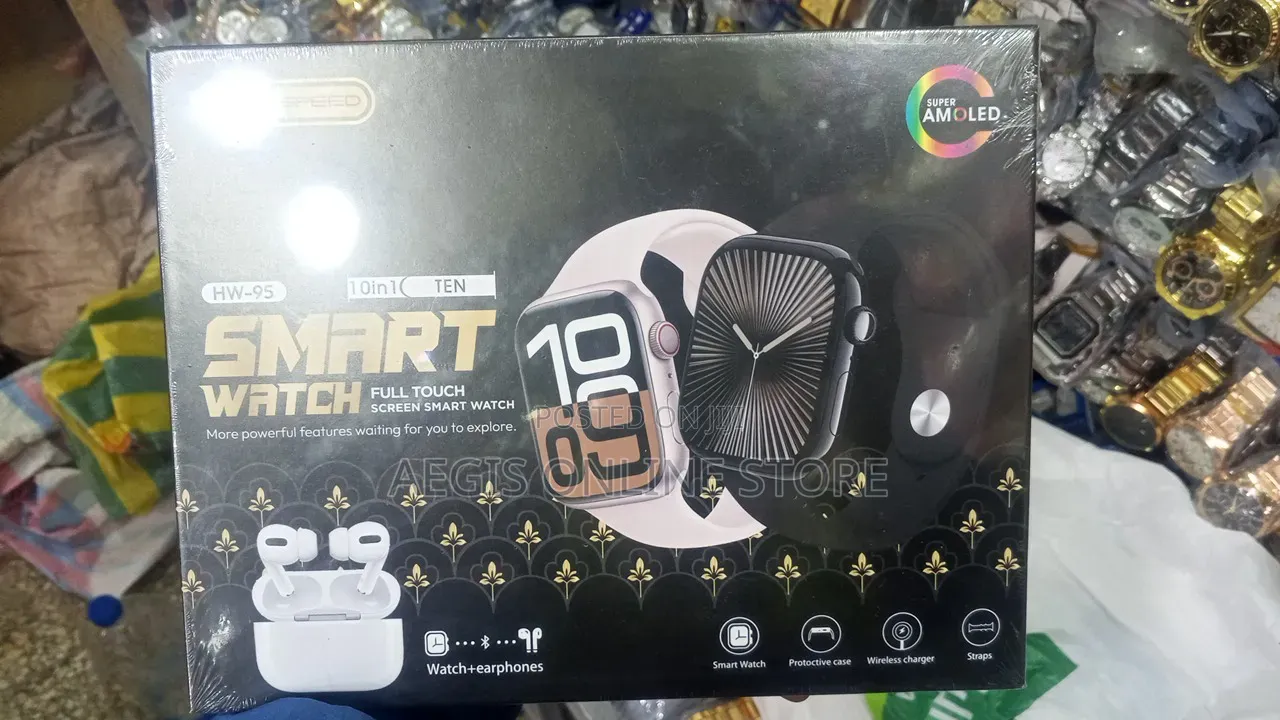 10-in-1 Smart Watch Combo Package