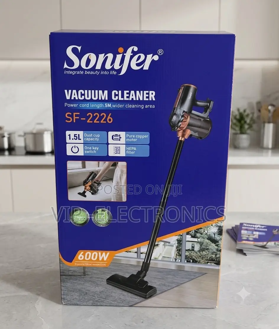 Sonifer SF-2226 600W Corded Stick Vacuum Cleaner