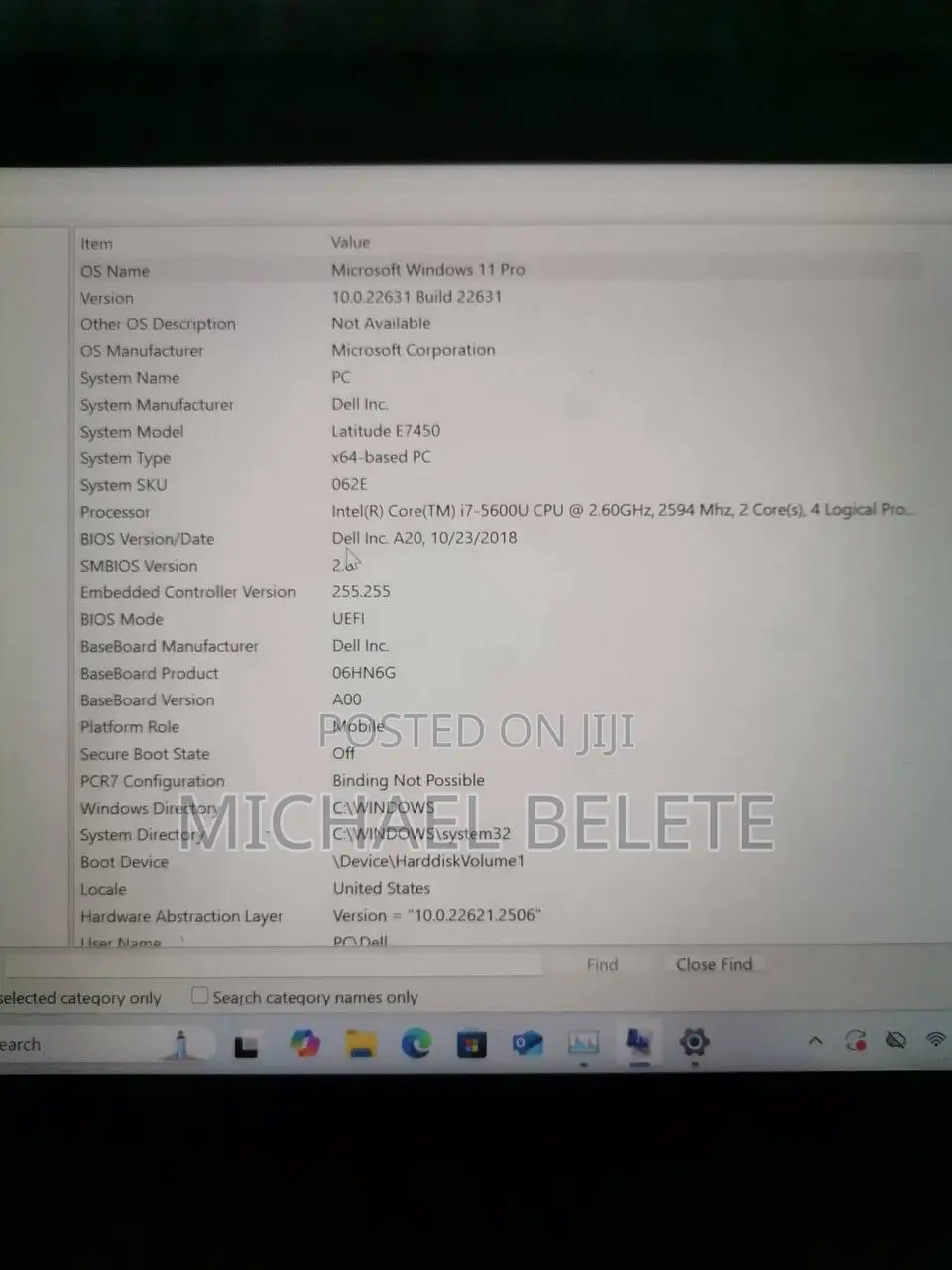 Laptop Dell Latitude E7450 16GB Intel Core i7 SSD 256GB