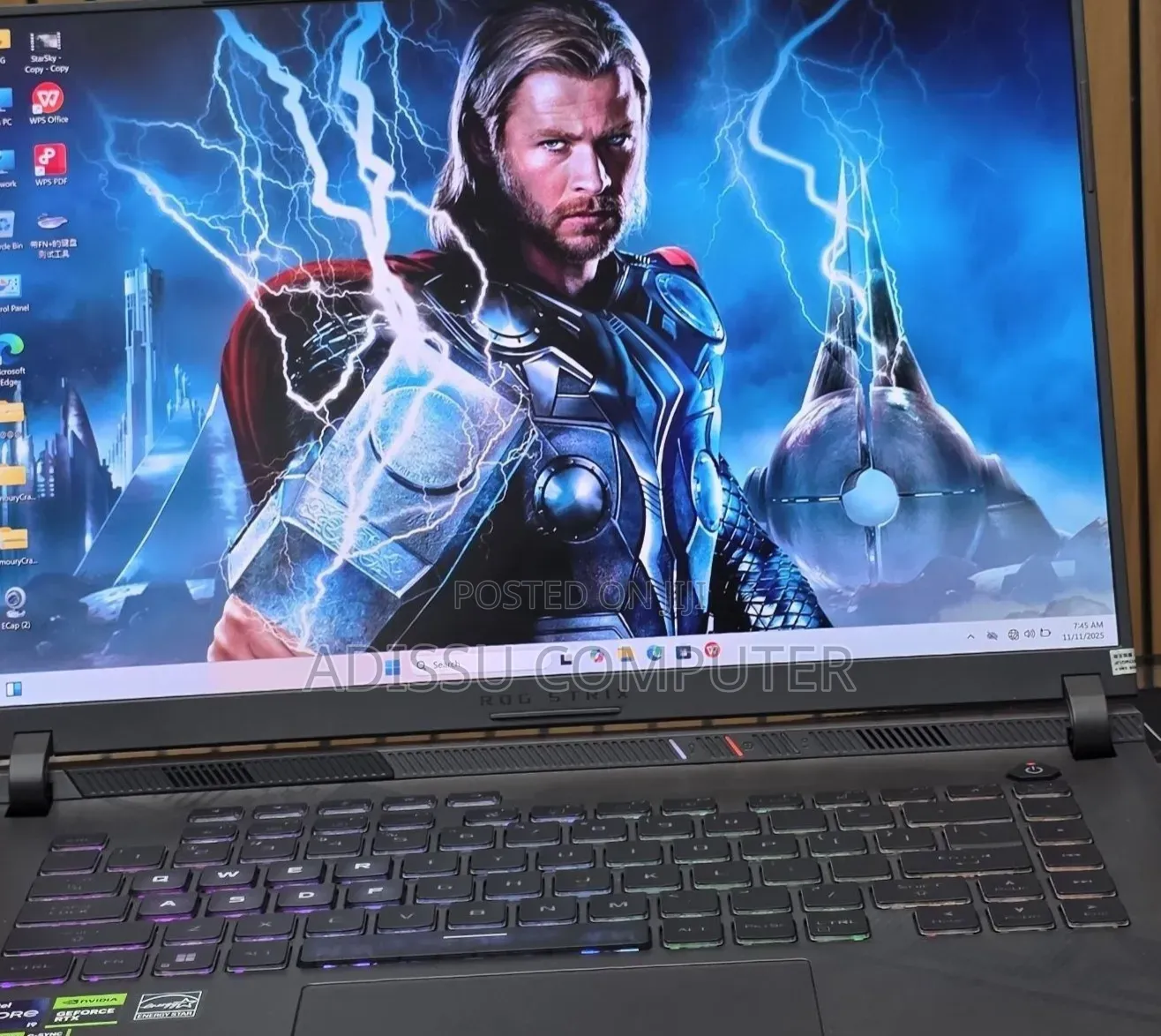 New Laptop Asus ROG Strix G16 16GB Intel Core i9 SSD 1T