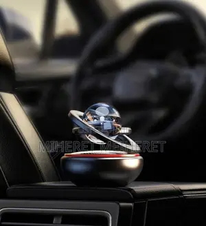 Solar Powered Rotating Car Air Freshener, Aluminum Alloy Inter