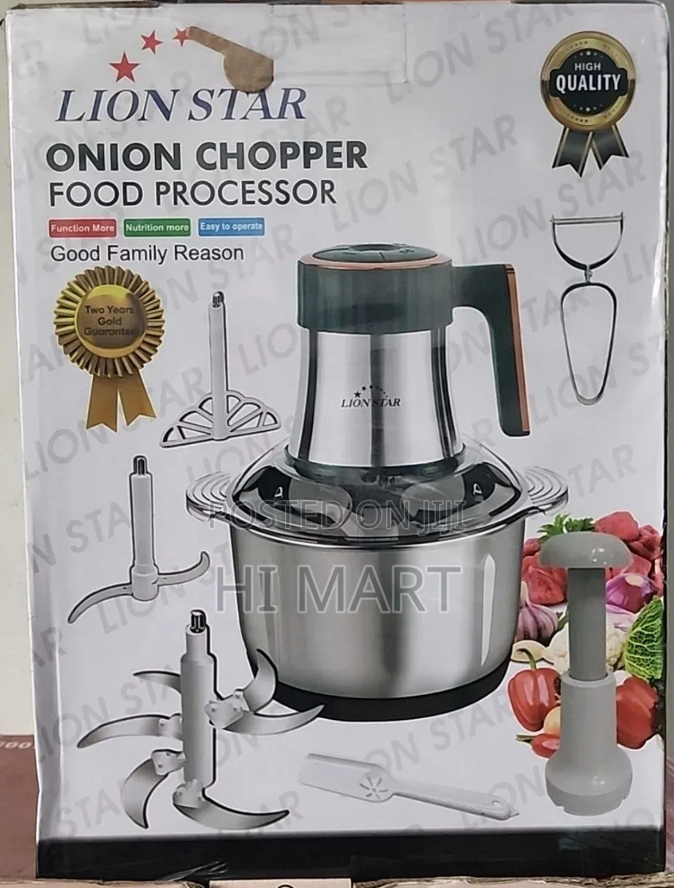 Lion Star 2in1 Food Chooper and Garlic Peeler