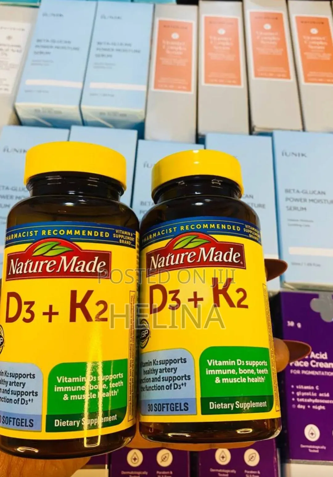 30 Softgels Vitamin D3+ for Immune, Bone,teeth Muscle Health