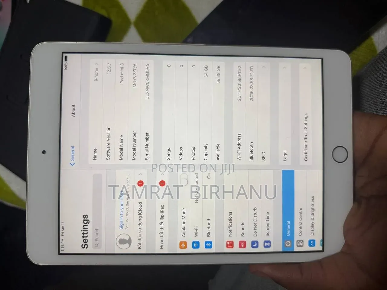 New Apple iPad Air 2 64 GB White