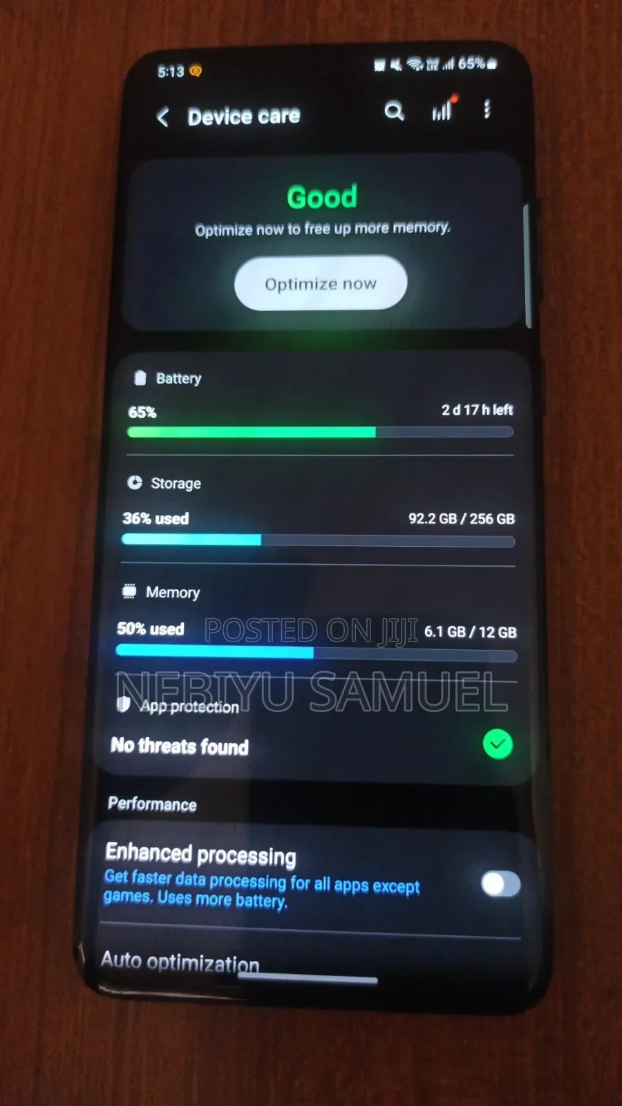 Samsung Galaxy S20+ 5G 256 GB Black