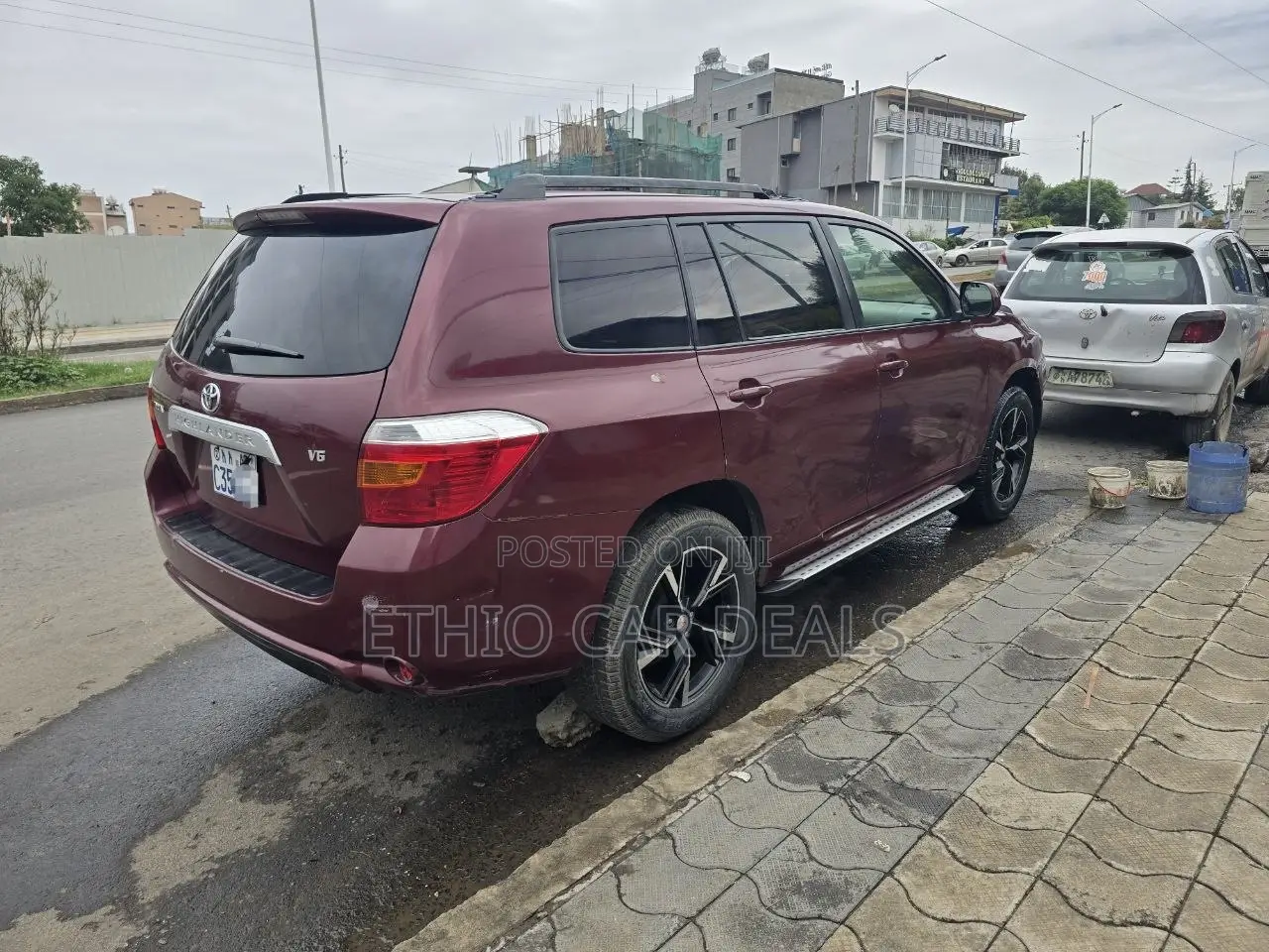 Toyota Highlander 2008 Burgundy