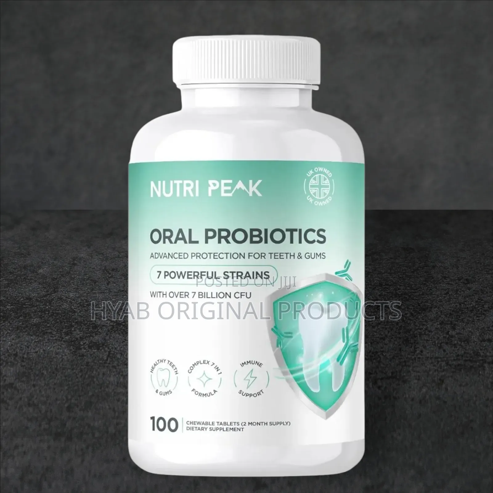 Advanced Oral Probiotics | 100 Chewable Tablets | 50day Supply |