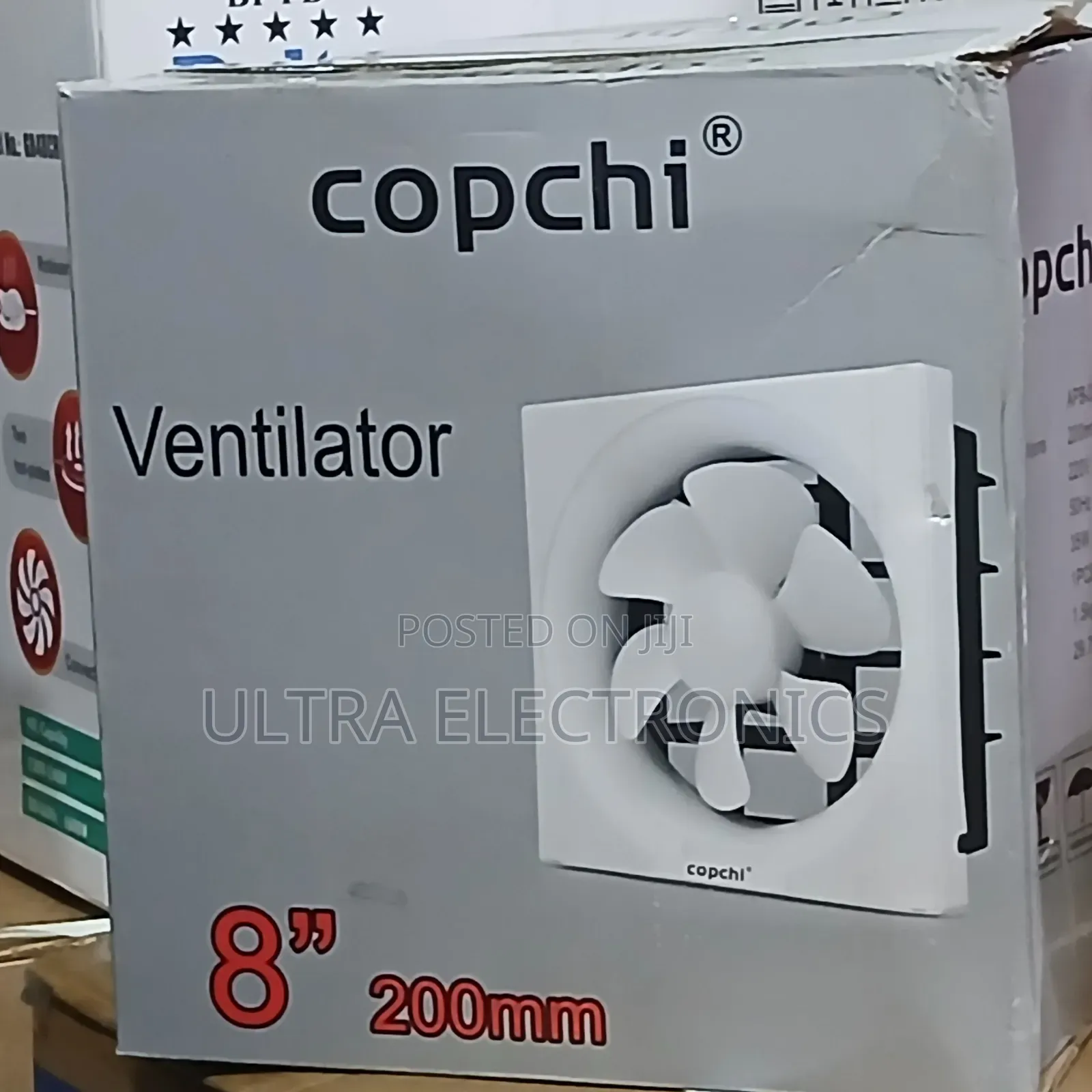 Copchi 8-Inch Ventilator Fan With a 200mm Diameter.