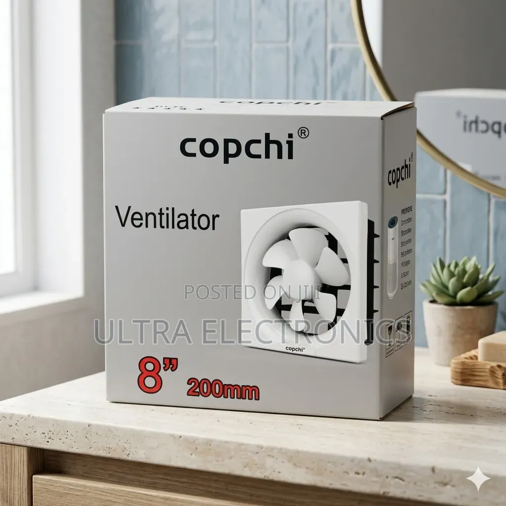 Copchi 8" (200mm) Exhaust Ventilator Fan Fresh Air, Better