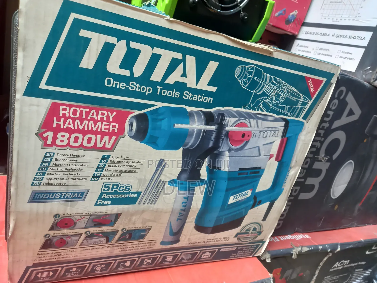 Total Hammer Drill 1800watt