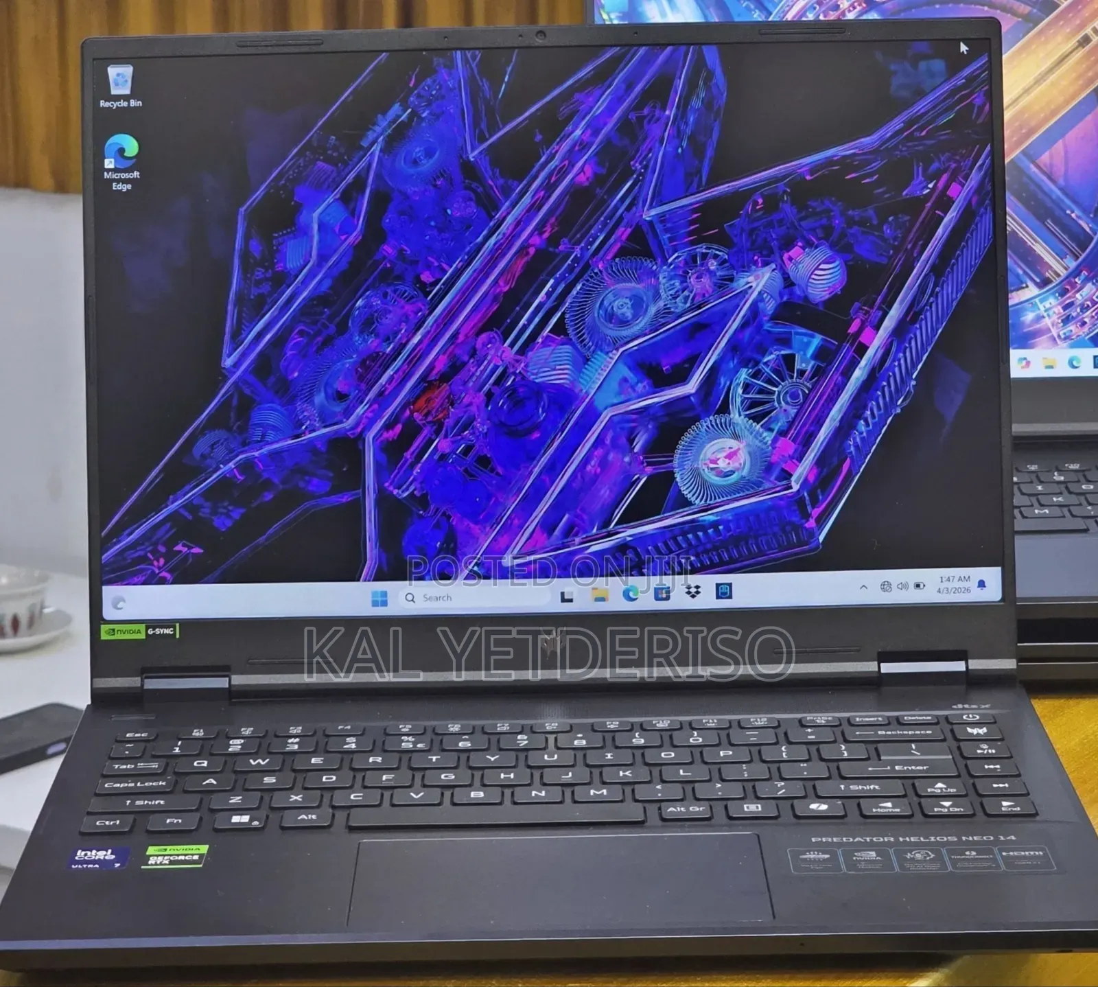 New Laptop Acer 16GB Intel Core Ultra 7 SSD 1T