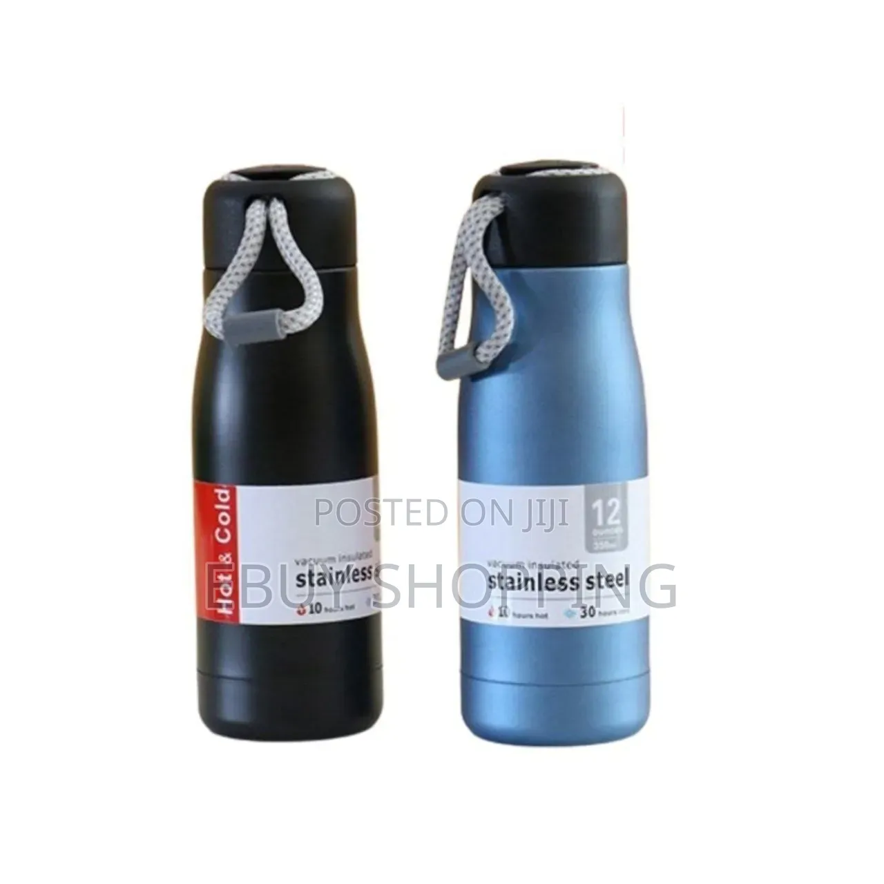 BPA-Free Steel Tumbler With Cup Holder-Friendly Base Gray Loop