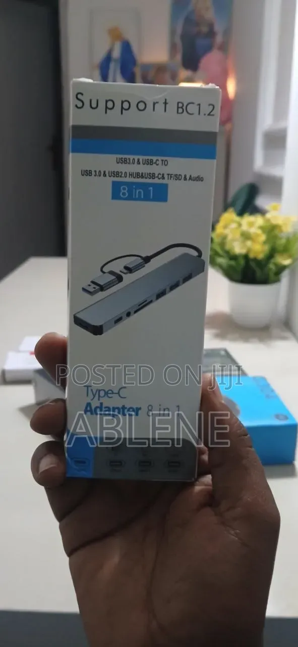 8 in 1 Type-C and USB Adapter