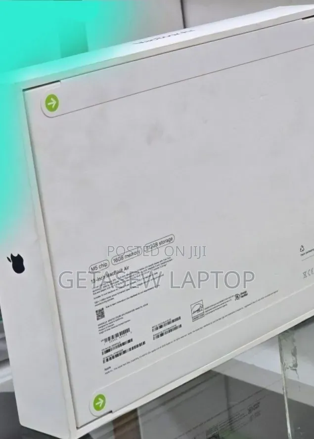 New Laptop Apple MacBook Air 2026 M5 16GB Apple M5 SSD 512GB