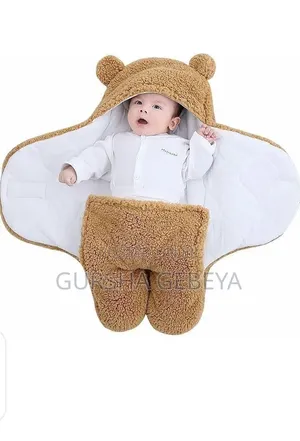 Swaddling Blanket የልጆች እግር ማስገብያ ያለዉ ማቀፍያ