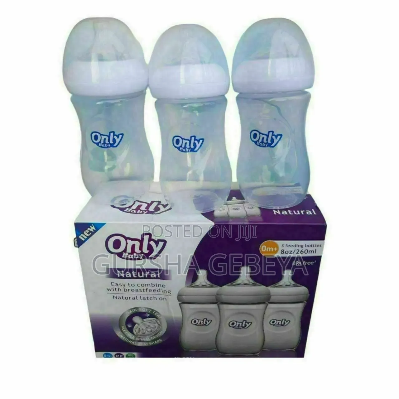 3 PC Only Baby Feeding Bottles
3 ፍሬ የልጆች ጡጦ