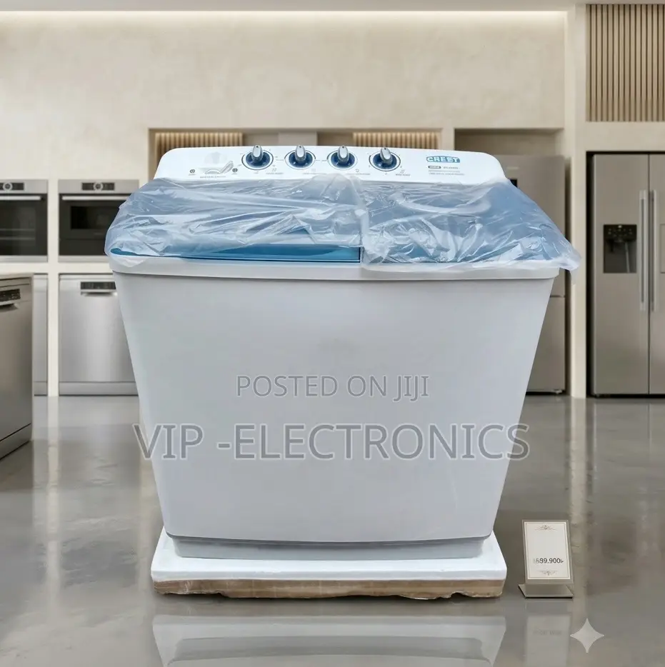 Crest Semi-Automatic Twin Tub Washing Machine 14KG