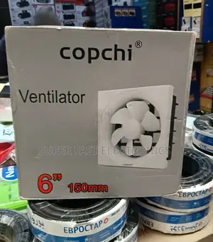 COPCHI 6-Inch (200mm) Exhaust Fan – Wall Window Mounted Ventilator