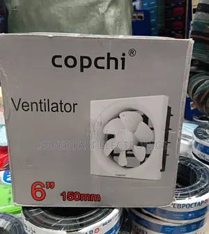 COPCHI 6-Inch (200mm) Exhaust Fan – Wall Window Mounted Ventilator