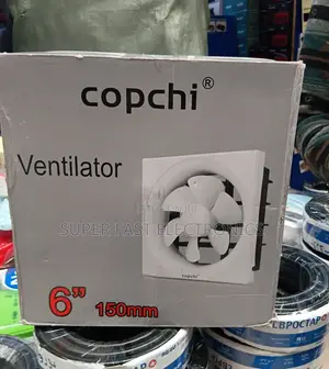 COPCHI 6-Inch (200mm) Exhaust Fan – Wall Window Mounted Ventilator