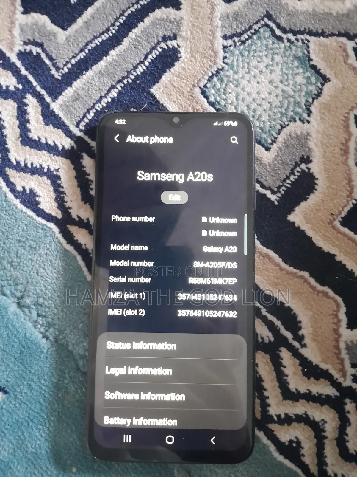 Samsung Galaxy A20 32 GB Black