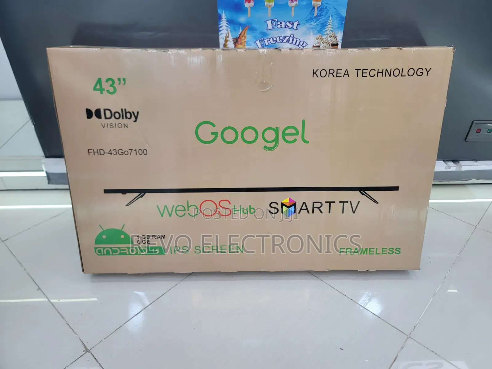 -Inch Google Smart TV Framless