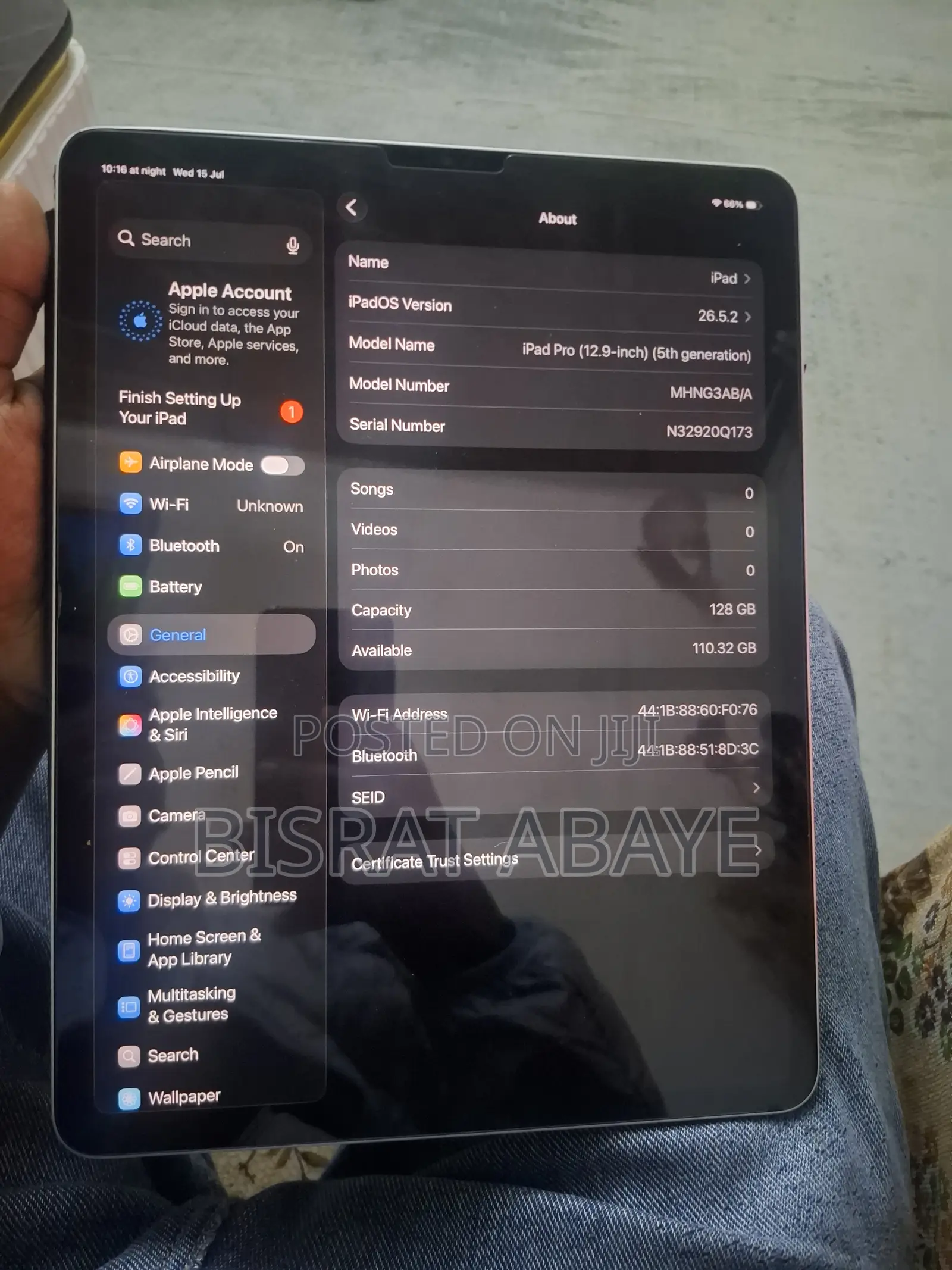 Apple iPad Pro 12.9 (2021) 128 GB Silver