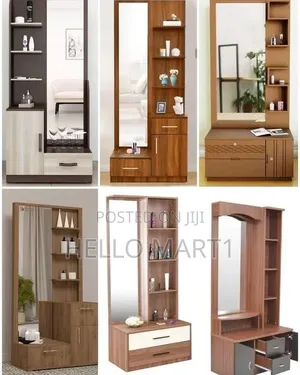 Wardrobe Mirror With Side Storage