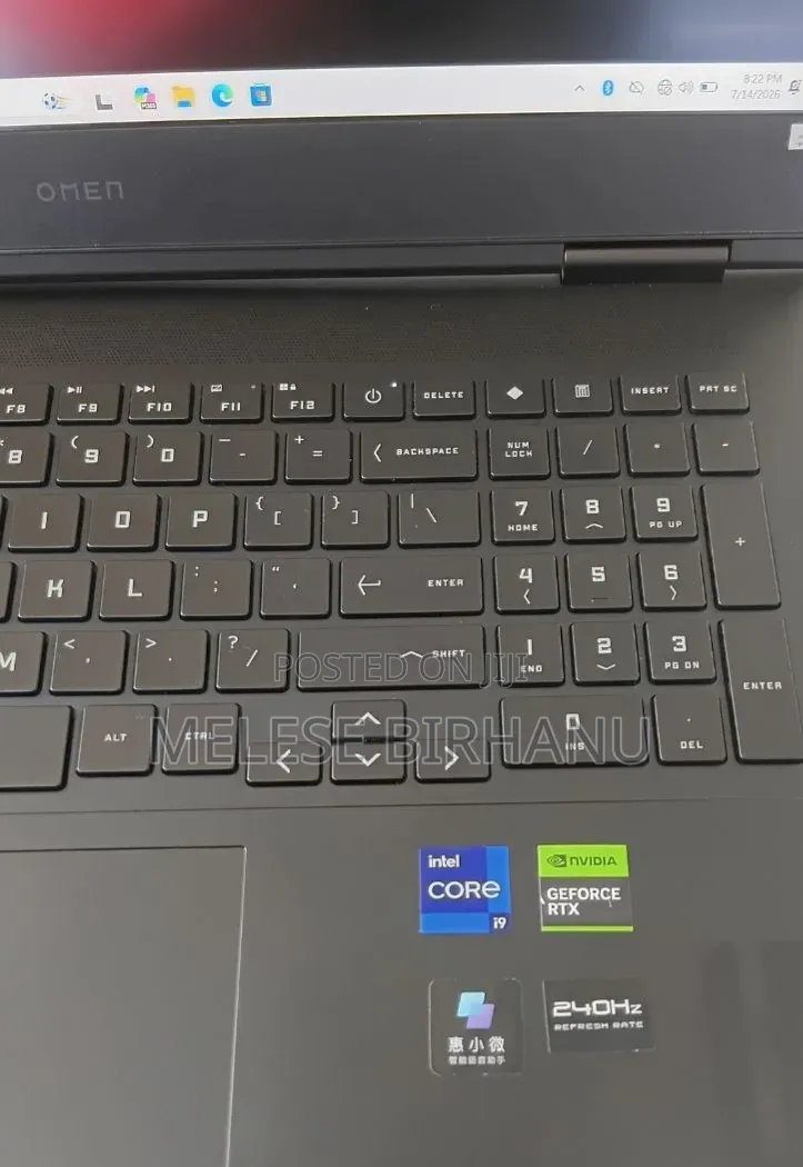 New Laptop HP Omen 16 16GB Intel Core i9 SSD 1T