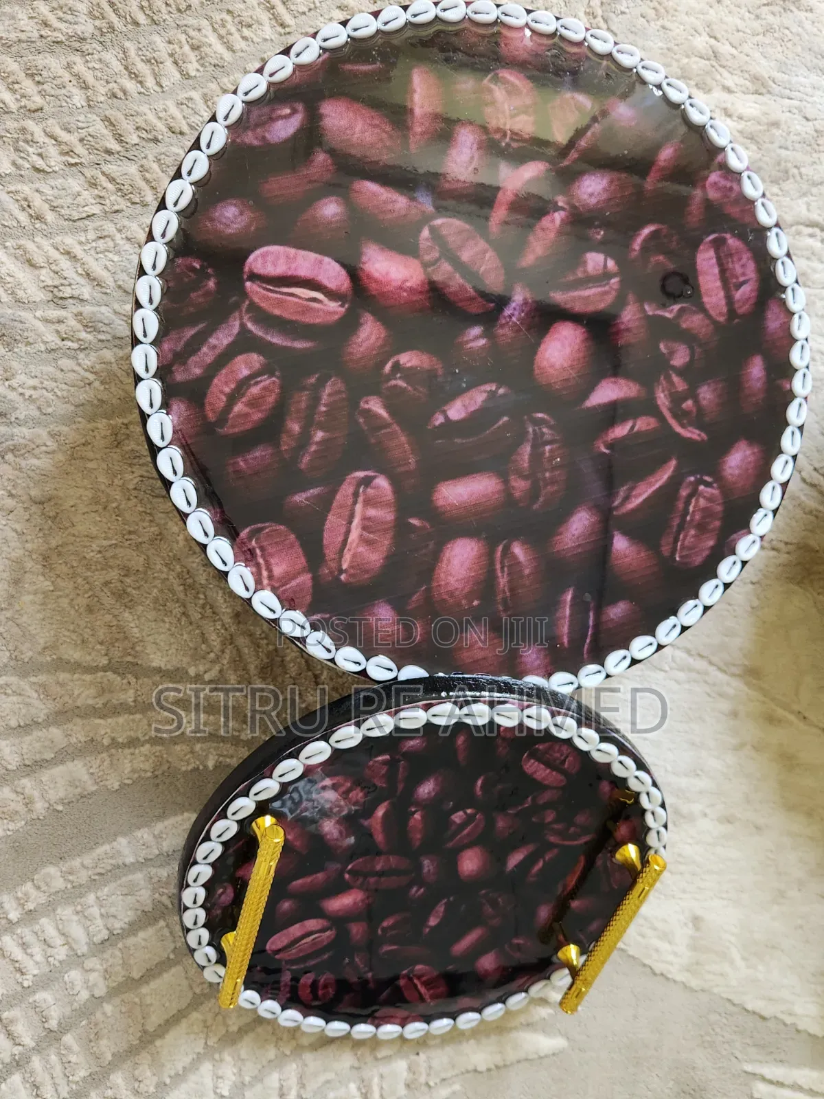Cast Risen Products Epoxy Wall Clock Coasters