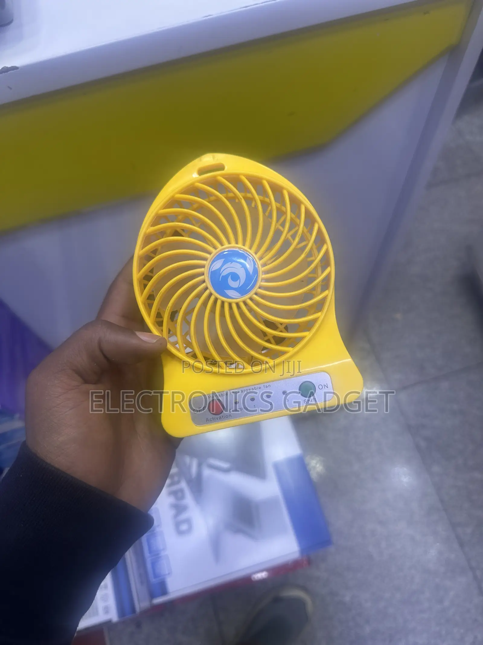 Rechargeable Mini Fan | Portable USB Desk Fan