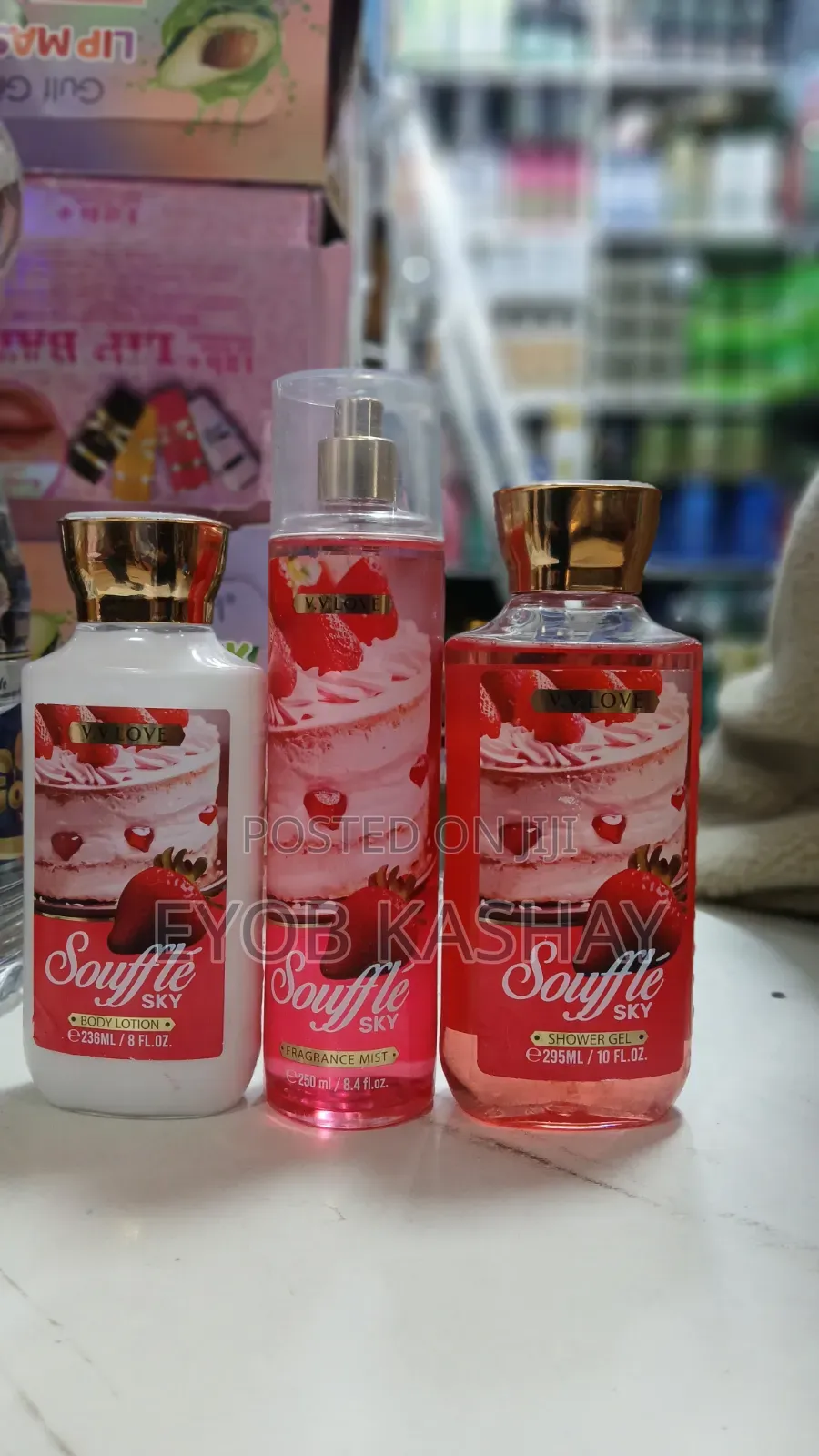 Vv Love Body Lotion 236 Ml Body Shower Gel 295 Ml