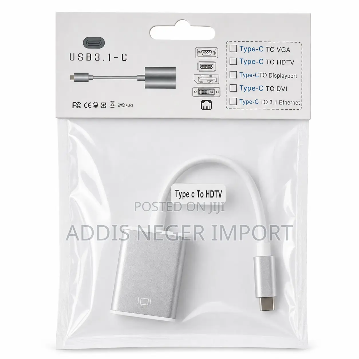 USB-C to HDMI Female Video Adapter Converter