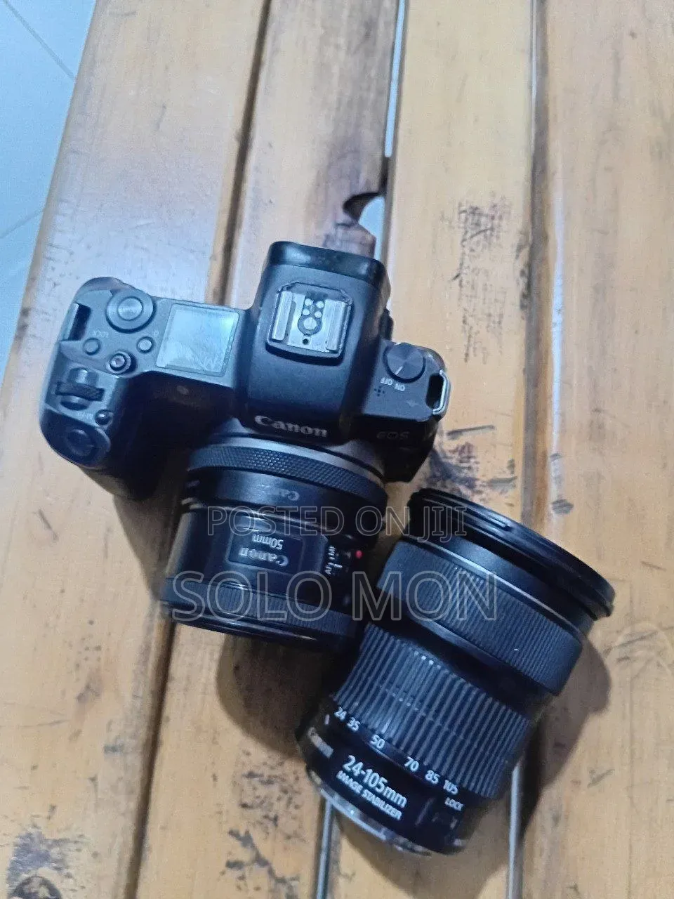 Eos R With Ef Converter,24-105 Mm 50 Mm Lense