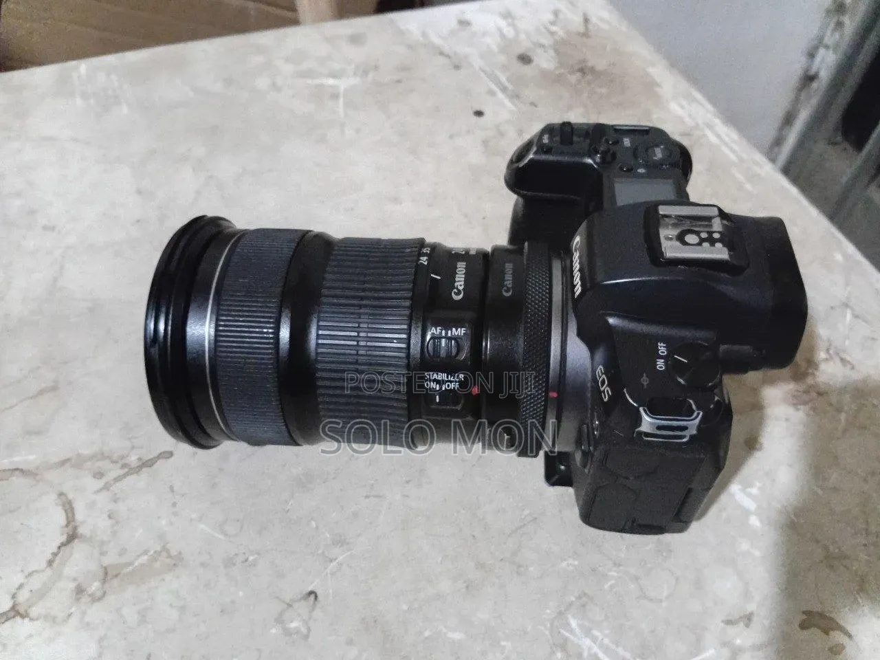 Eos R With Ef Converter,24-105 Mm 50 Mm Lense