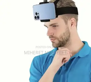 Adjustable Head-Mounted Phone Holder,