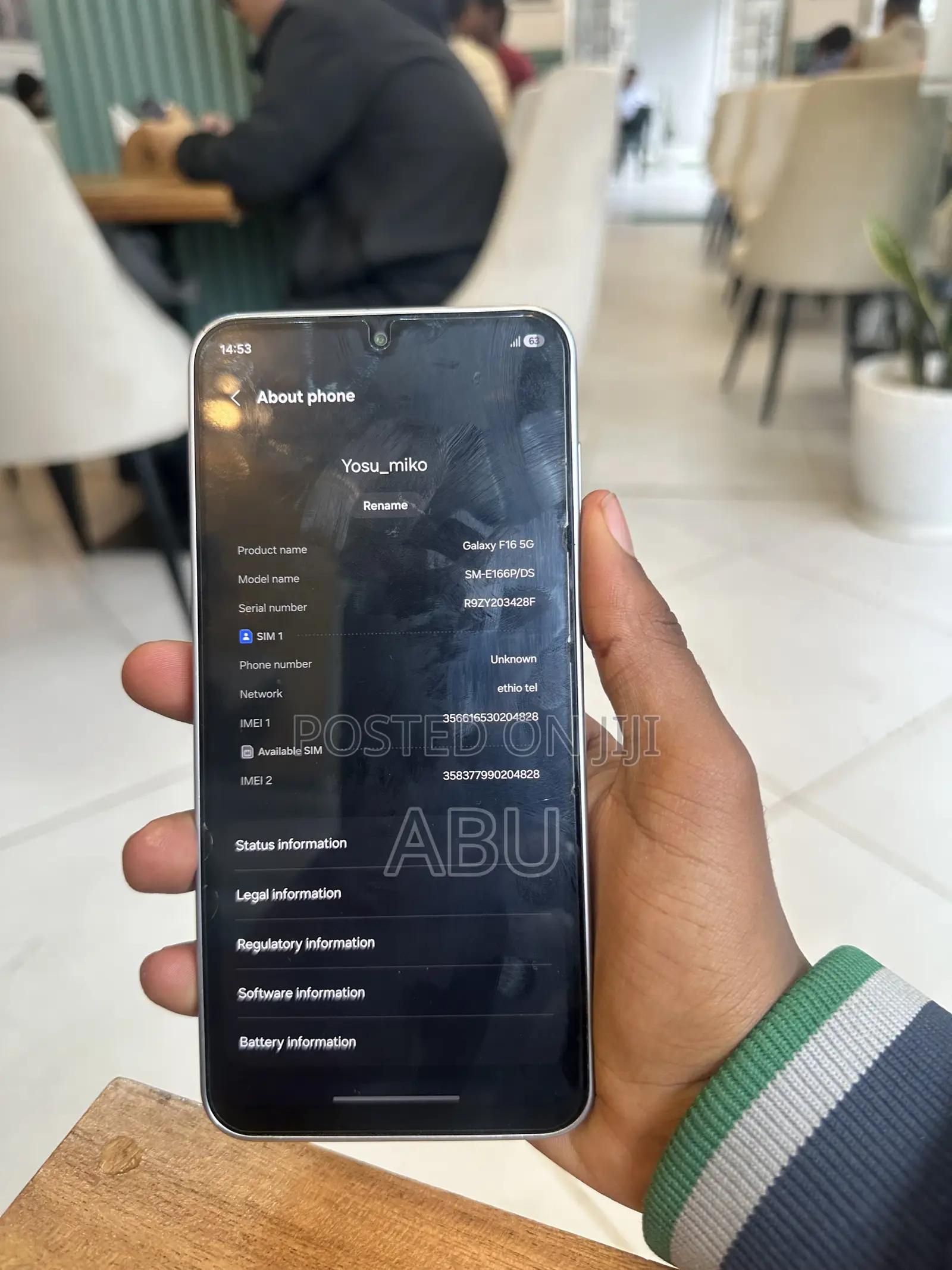 Samsung Galaxy F16 128 GB Blue