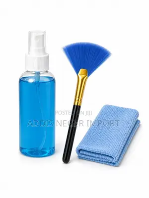 LCD Screen Cleaning Kit With Spray, Brush and Microfiber Cloth