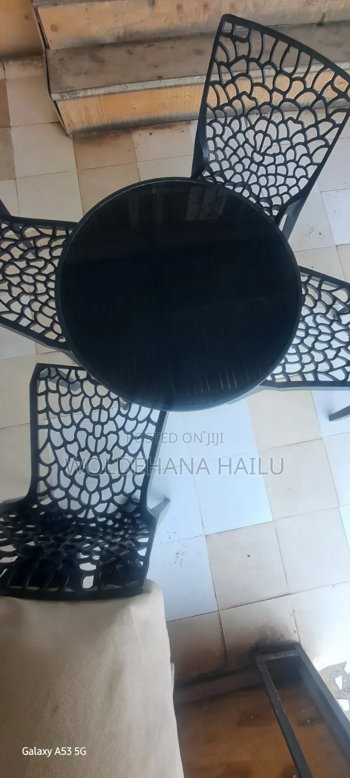 Tempered Glass Cafe Table
