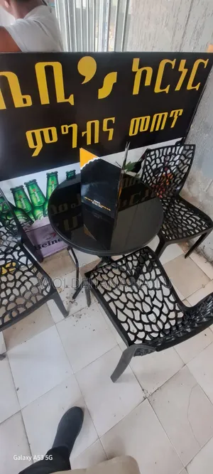 Tempered Glass Cafe Table