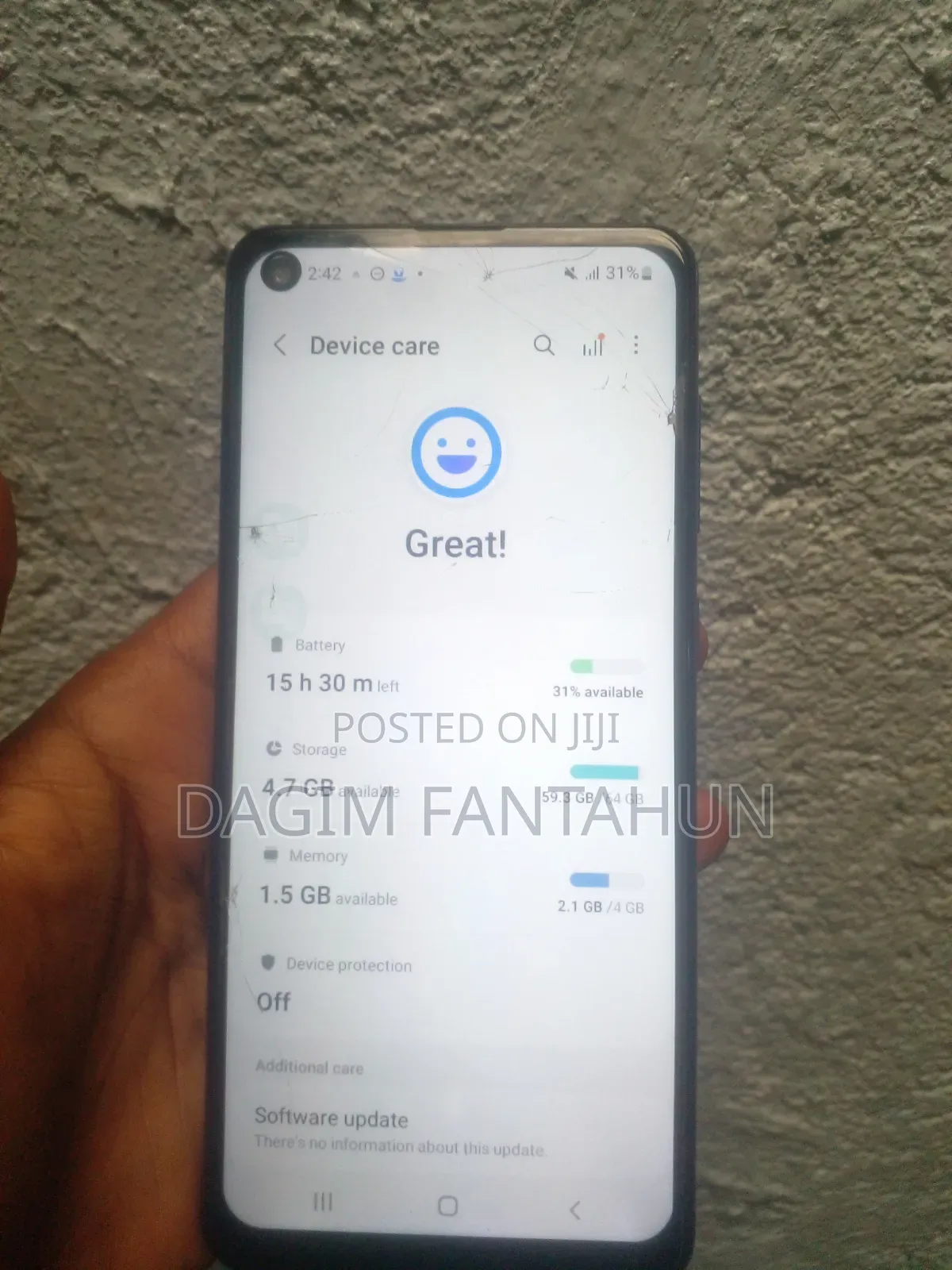 Samsung Galaxy A21s 64 GB Purple