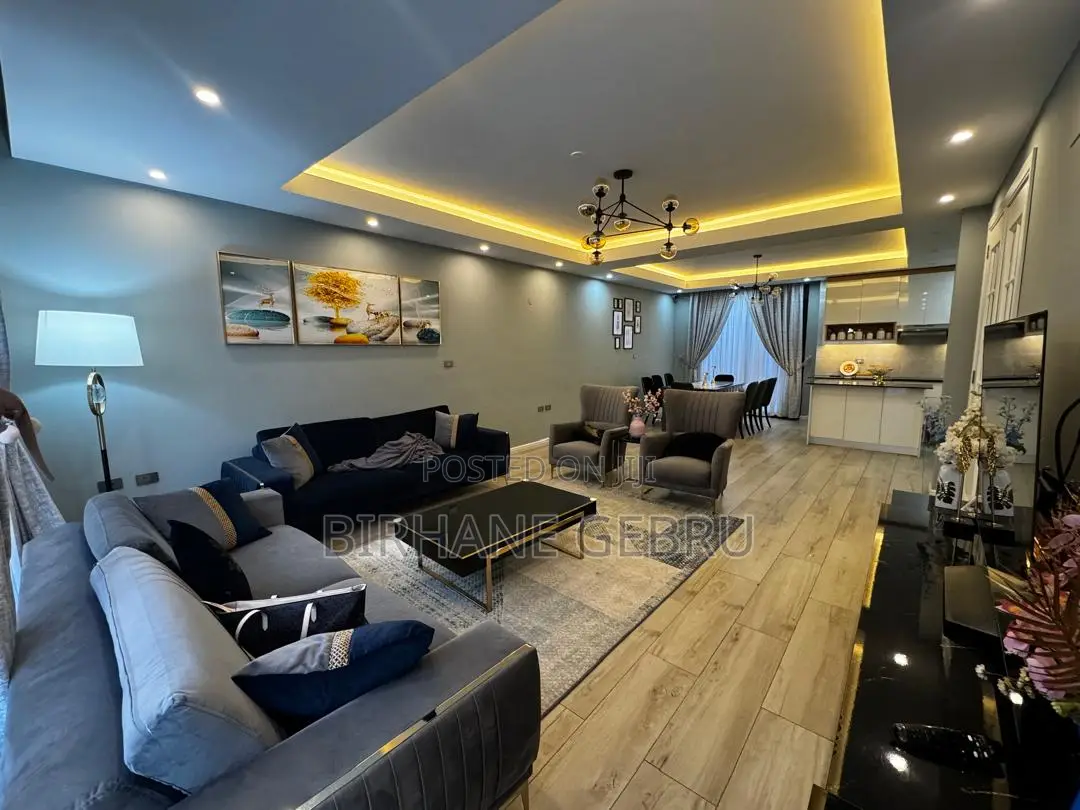 Furnished 6bdrm House in G+3, Bole for rent