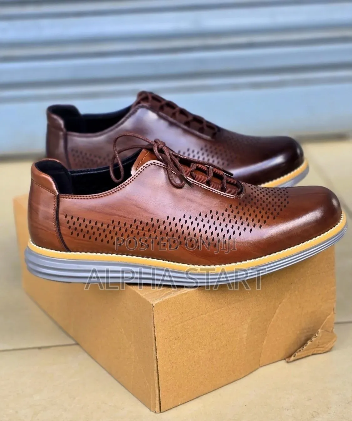 Casual Flat Leather High Master Quality Shoes for Man's