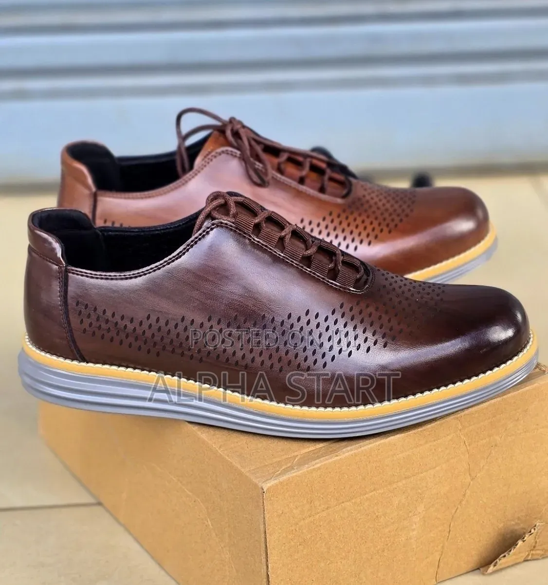 Casual Flat Leather High Master Quality Shoes for Man's