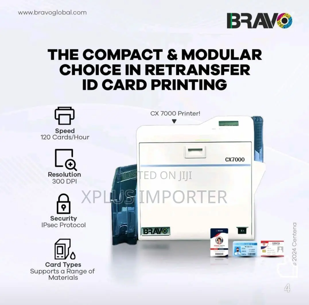 Bravo CX7000 ID Card Printer | High-Quality Printing