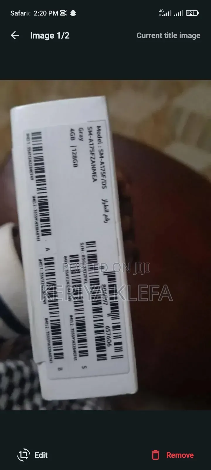 New Samsung Galaxy A17 5G 128 GB Gray