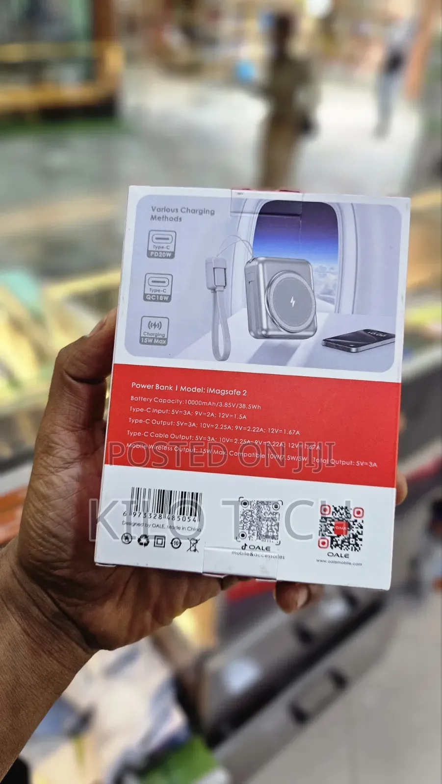 OALE iMagsafe 2 Power Bank 10000mAh - 22.5W Fast Charging
