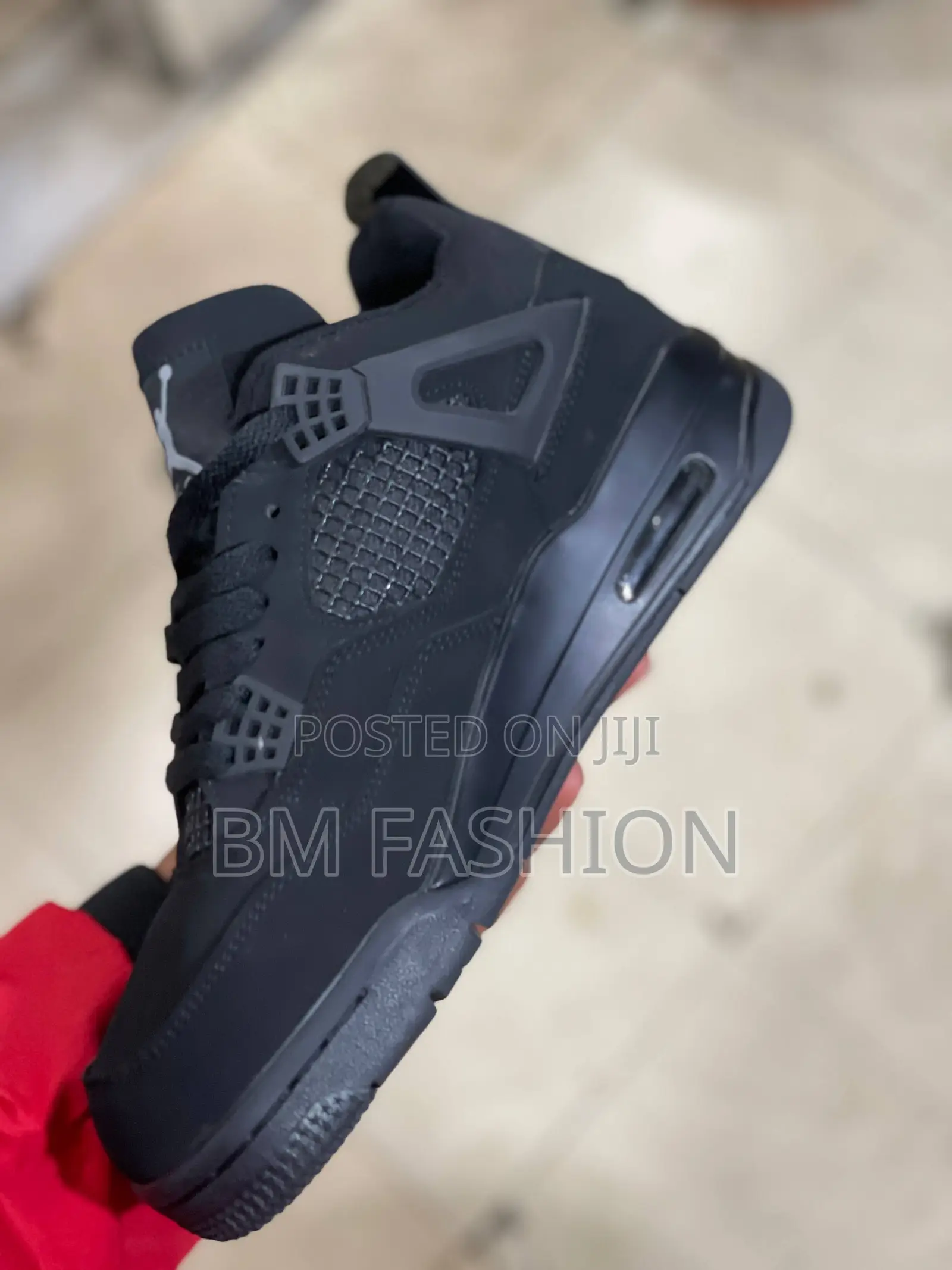 Air Jordan 4 Black Cat Casual Youth Sneakers Fashion